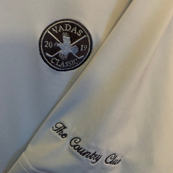 Mint Peter Millar Pale Blue Polo M - Picture 4 of 5